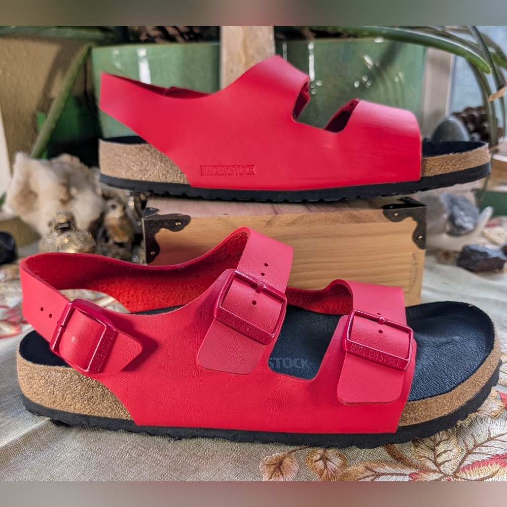 Birkenstock Bold Red Sandals